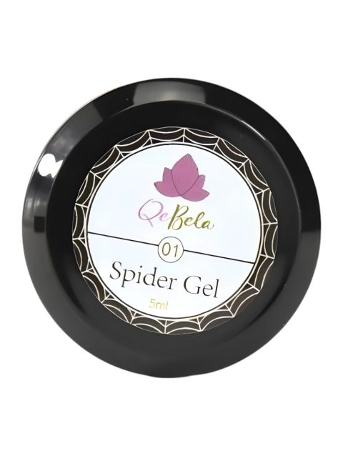 Spider Gel para Uñas Color Negro