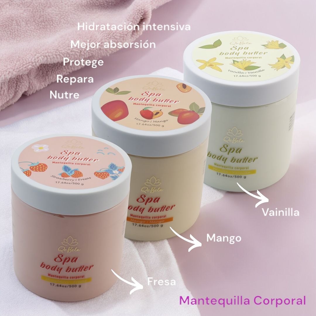 Mantequilla Corporal de Qebela: Hidratación y Aromas Naturales